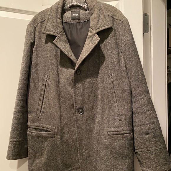 HUGO BOSS Pea Coat Men’s - Picture 2 of 8